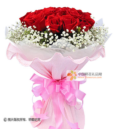 19朵红玫瑰图片 19朵红玫瑰图片